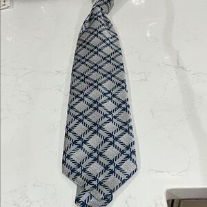 JCPenney Blue and Gray Geometric Tie